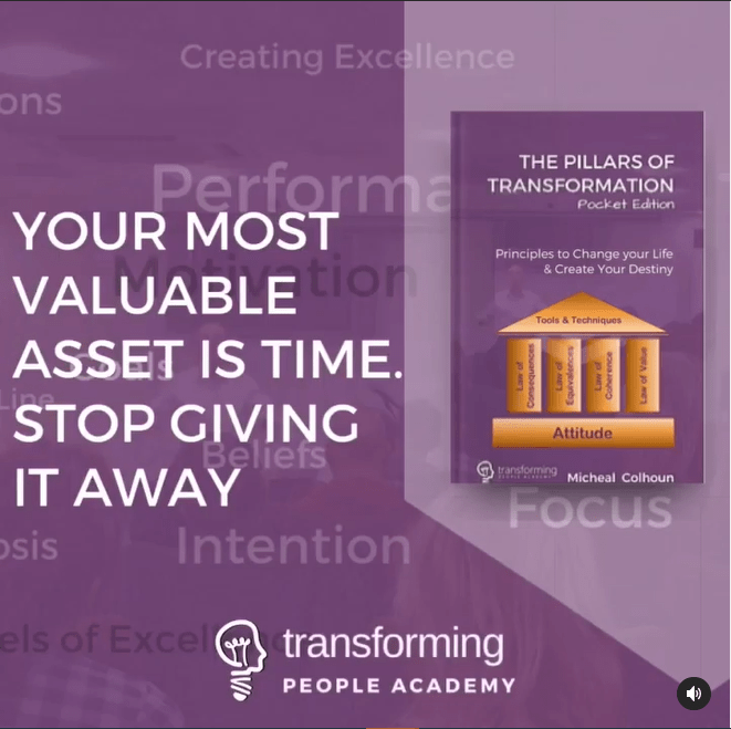 Your Most Valuable Asset is Time