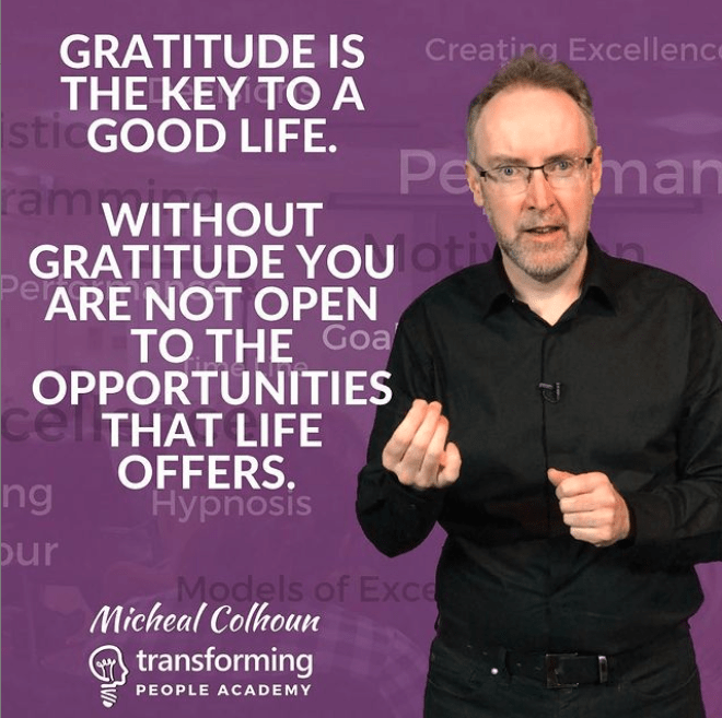 Gratitude is the Key to a Good Life