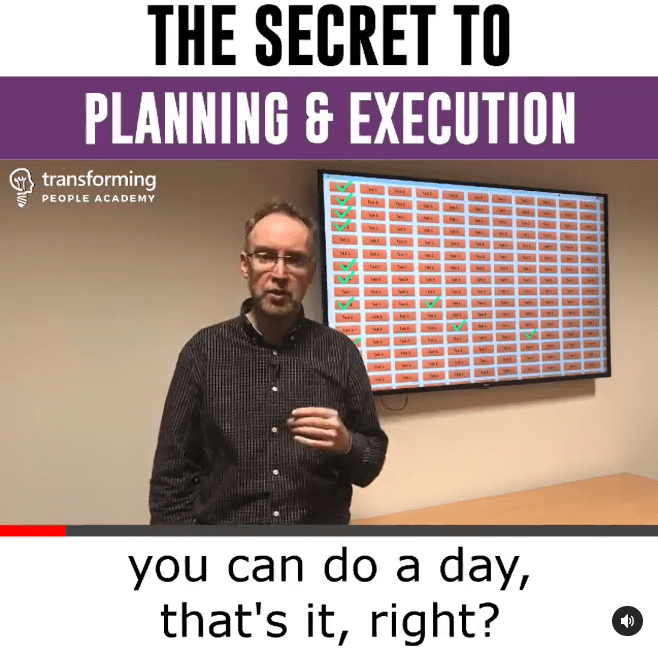 The Secret to Planning & Execution